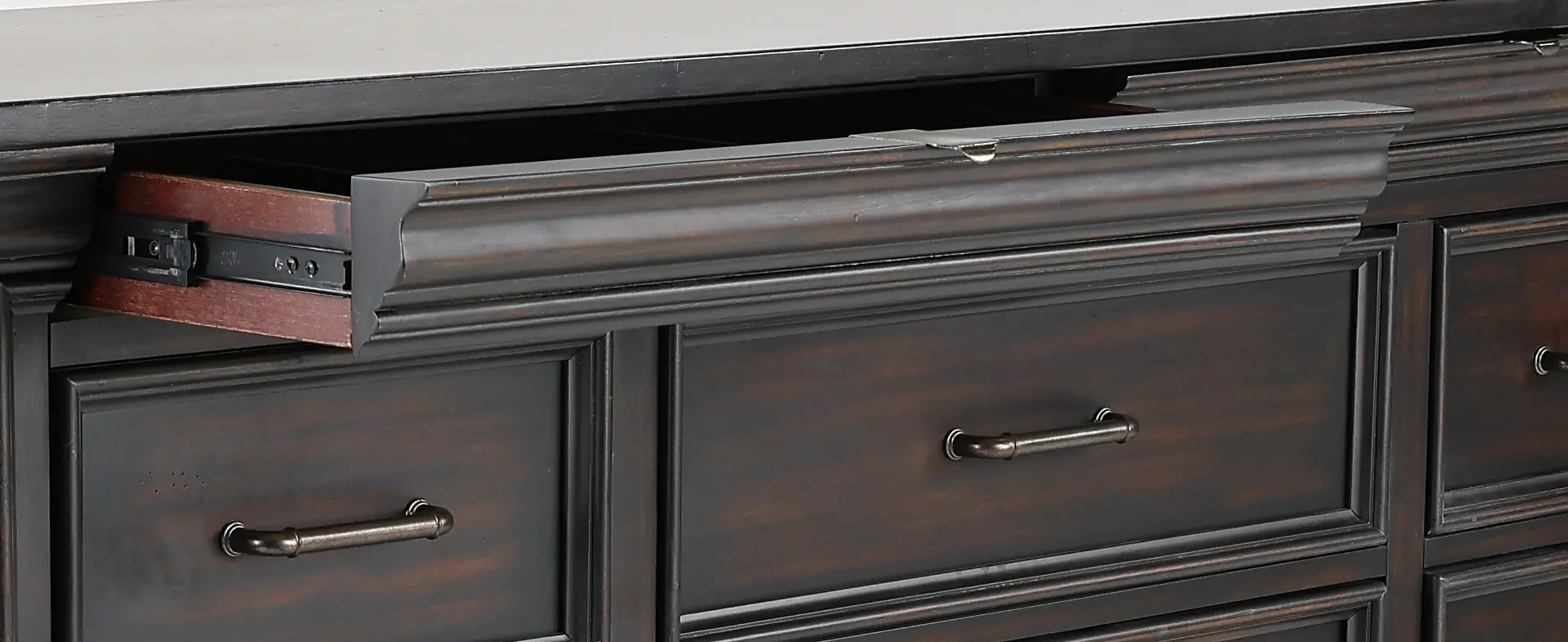 Caldwell Dark Brown Dresser-3