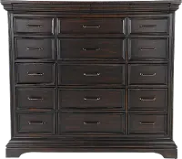 Caldwell Dark Brown Large Chest of Drawers