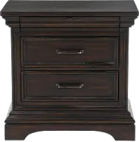 Caldwell Dark Brown Nightstand