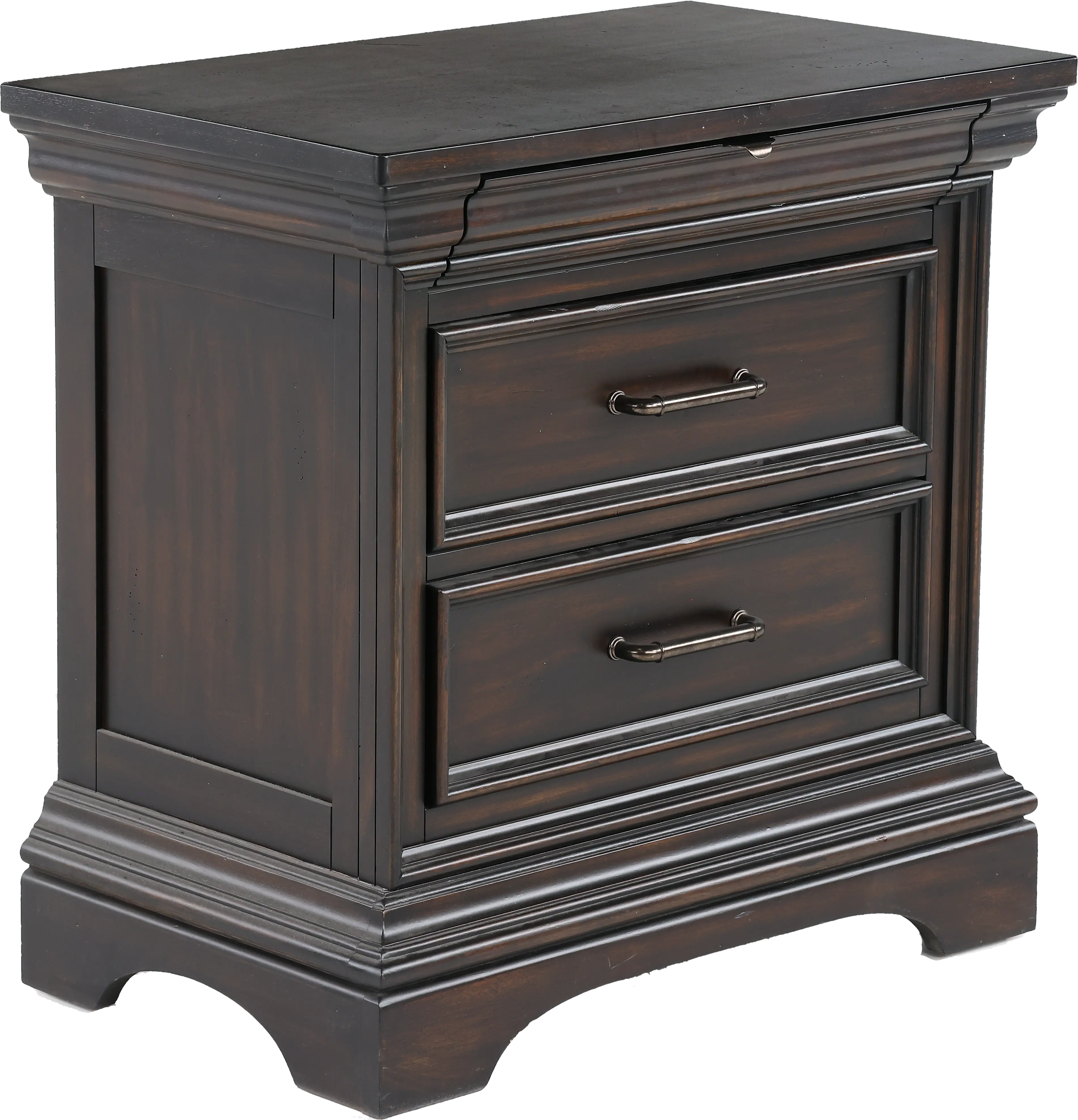 Caldwell Dark Brown Nightstand-3
