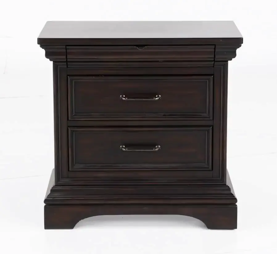 Caldwell Dark Brown Nightstand-8