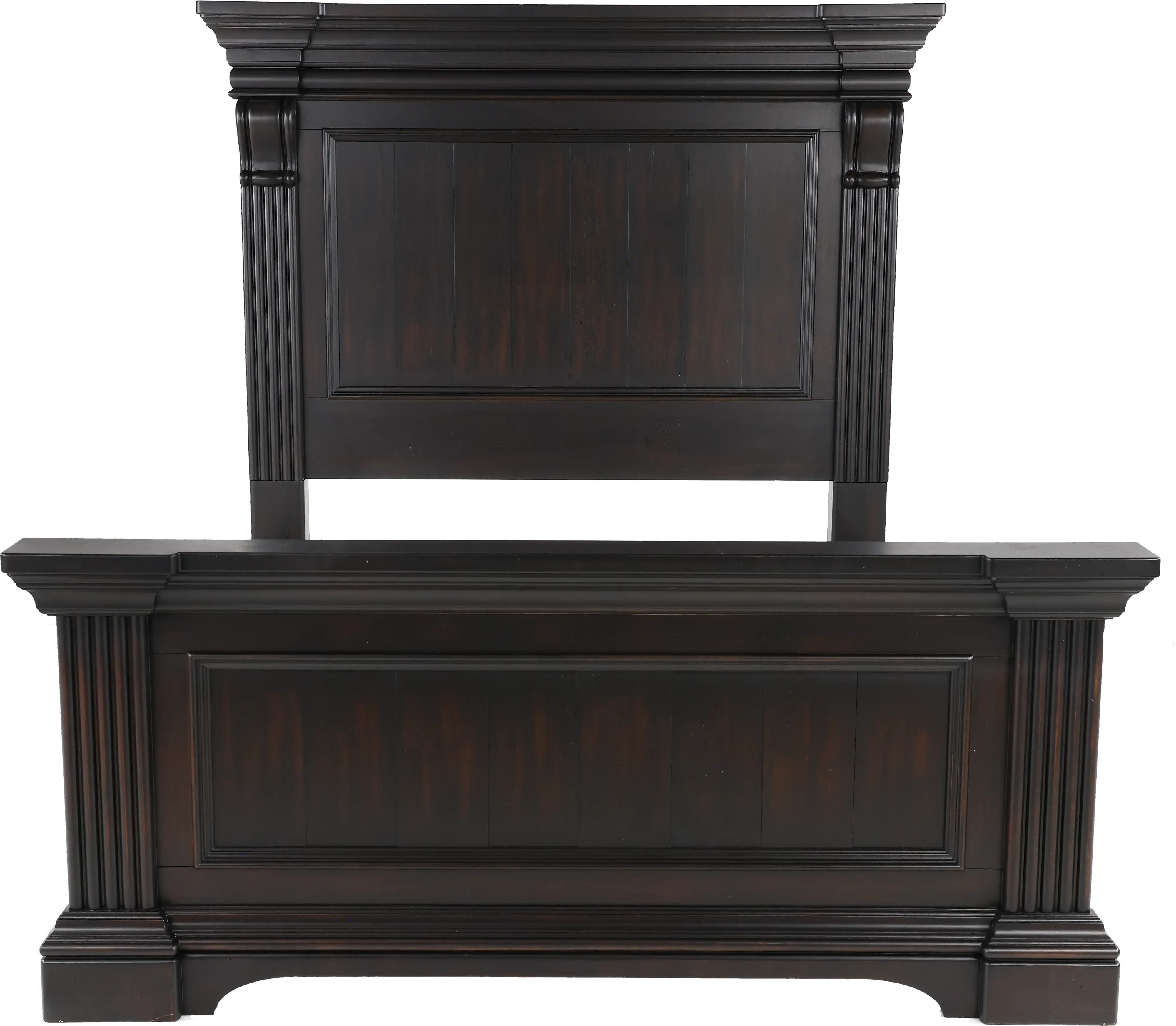 Caldwell Dark Brown King Bed-1