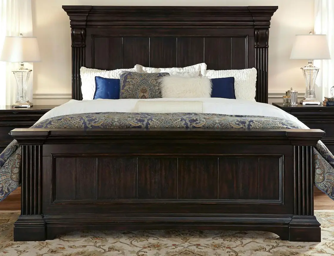 Caldwell Dark Brown King Bed-17