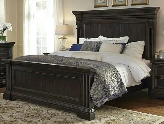 Caldwell Dark Brown King Bed-18