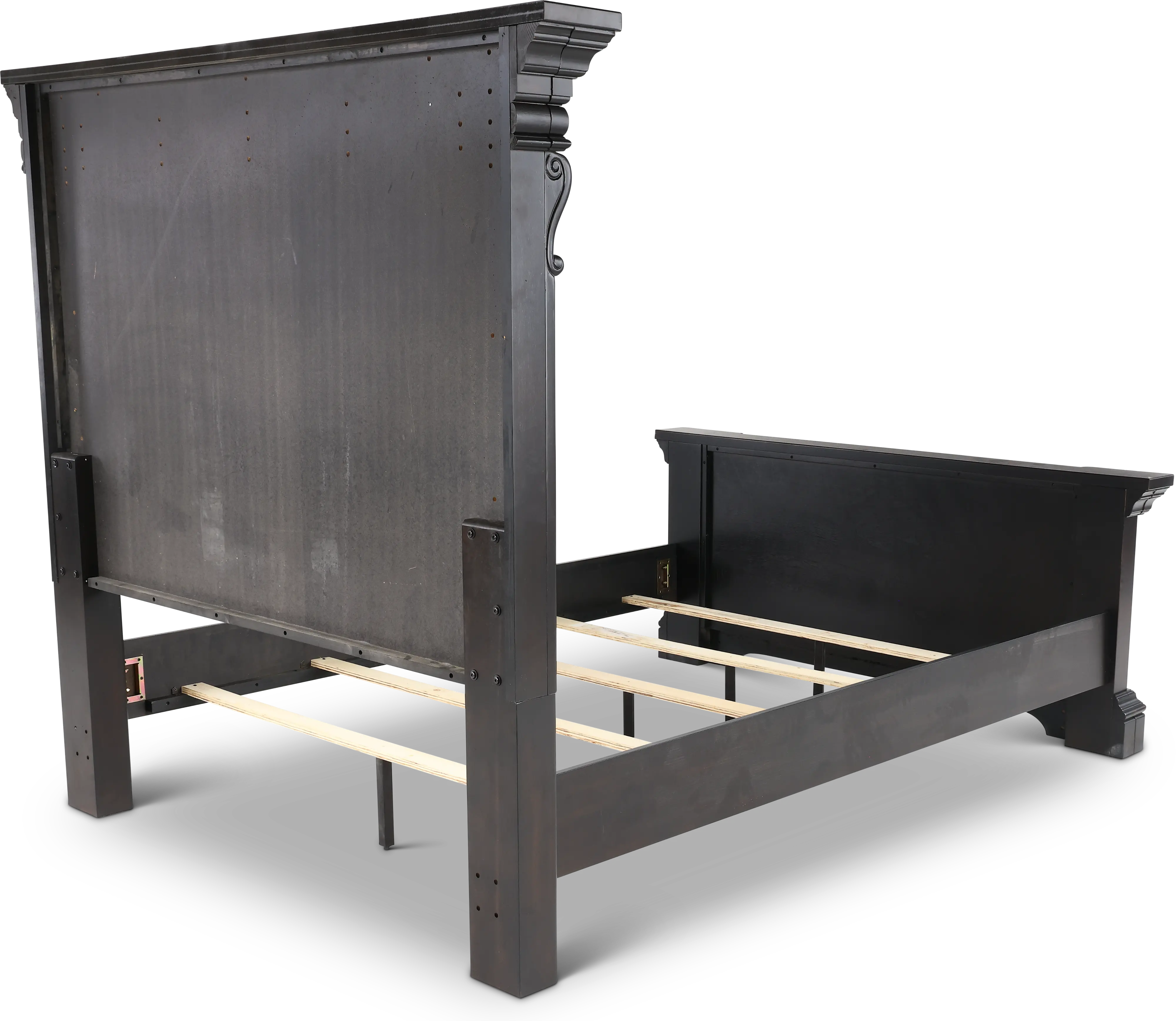 Caldwell Dark Brown King Bed-10