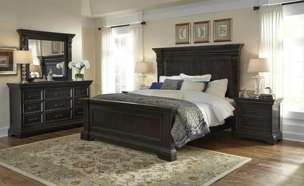 Caldwell Dark Brown California King Bed-2