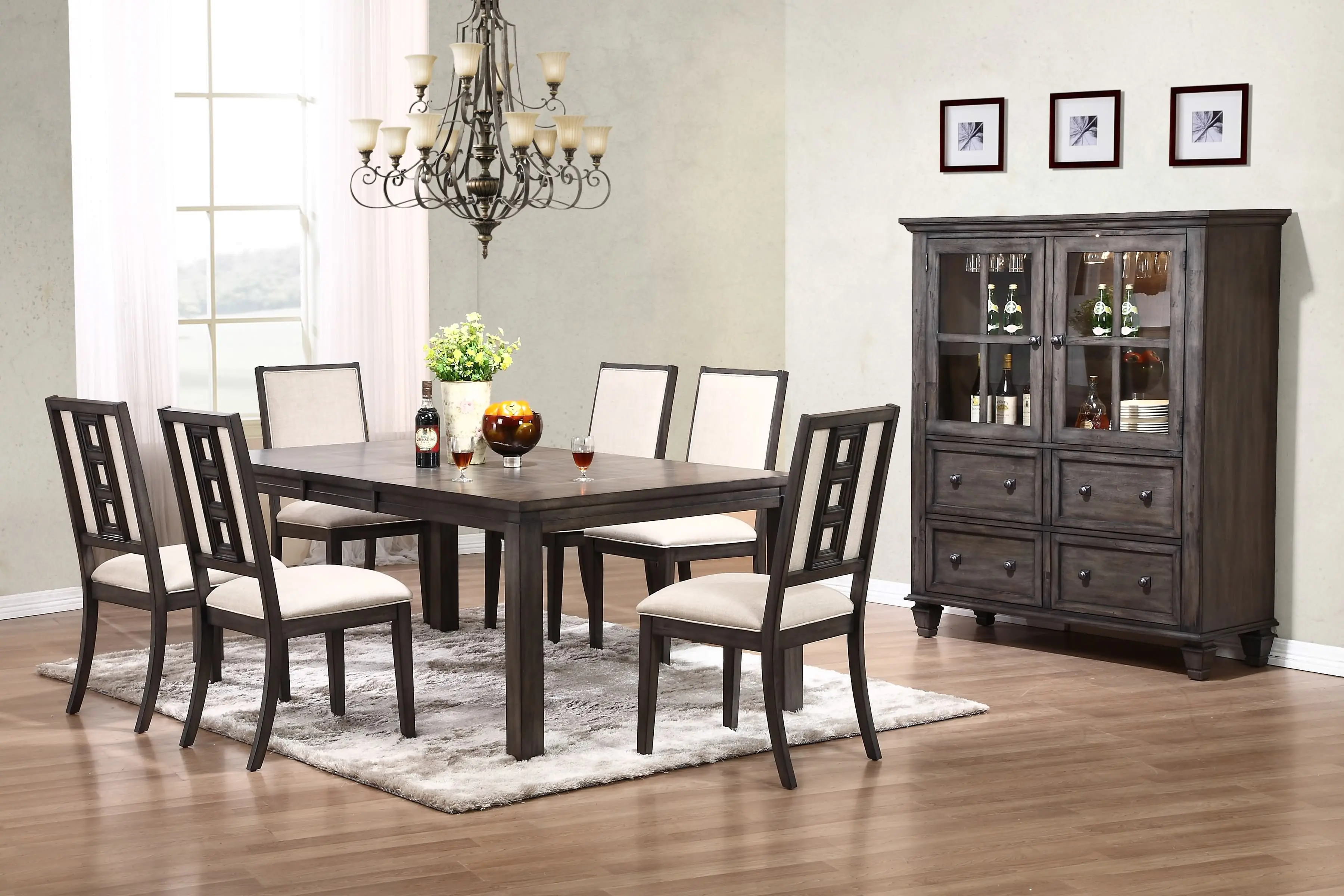 Hartford Gray Dining Room Table-2