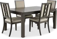 Hartford Gray 5 Piece Dining Set