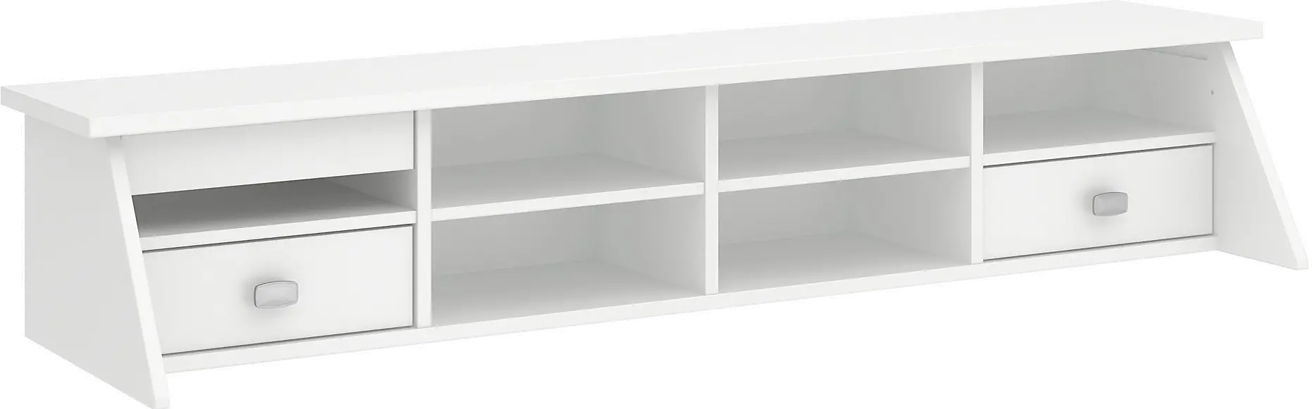 BDH154WH-03 Broadview Pure White Desktop Organizer - Bush Furniture-1