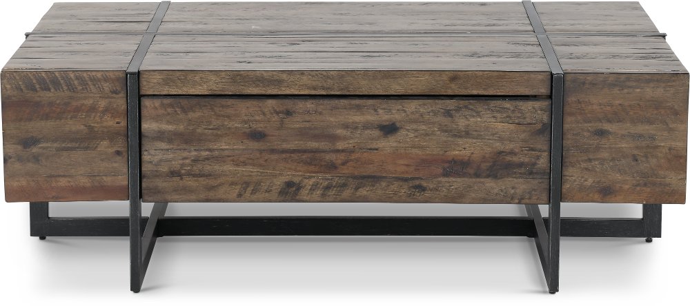 Modern Timber Brown Wood Coffee Table