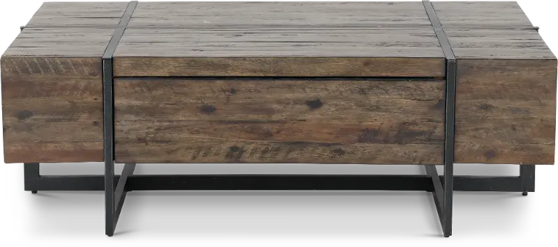 Modern Timber Brown Wood Coffee Table