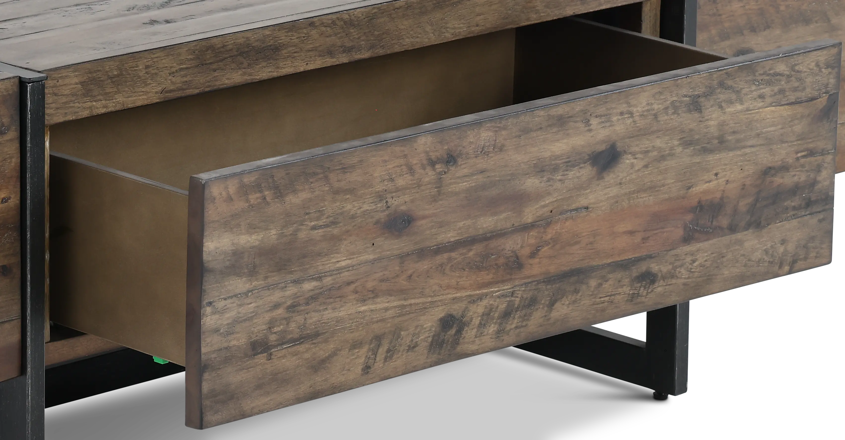Modern Timber Brown Wood Coffee Table-6