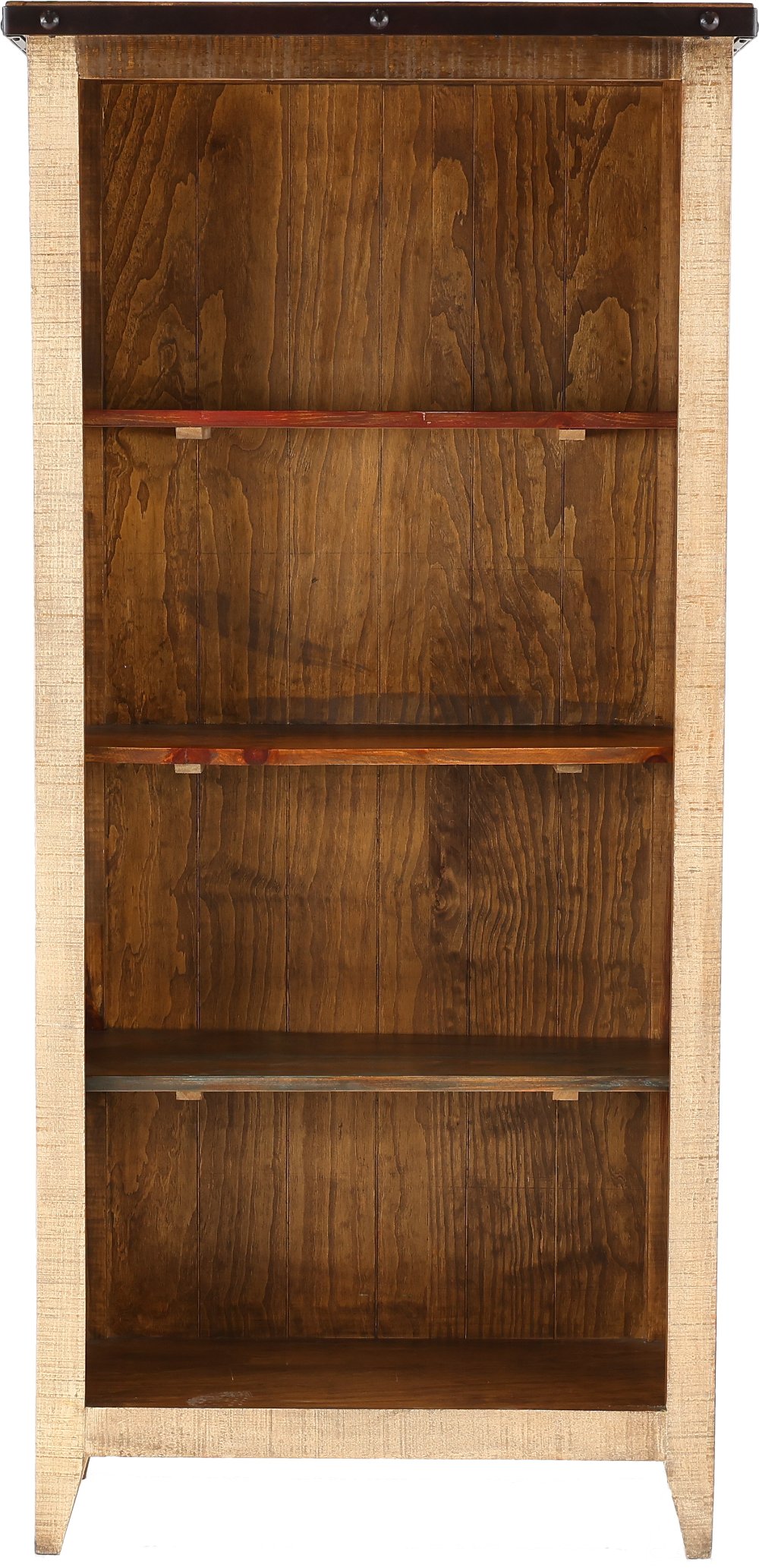 Rustic Pine Bookcases