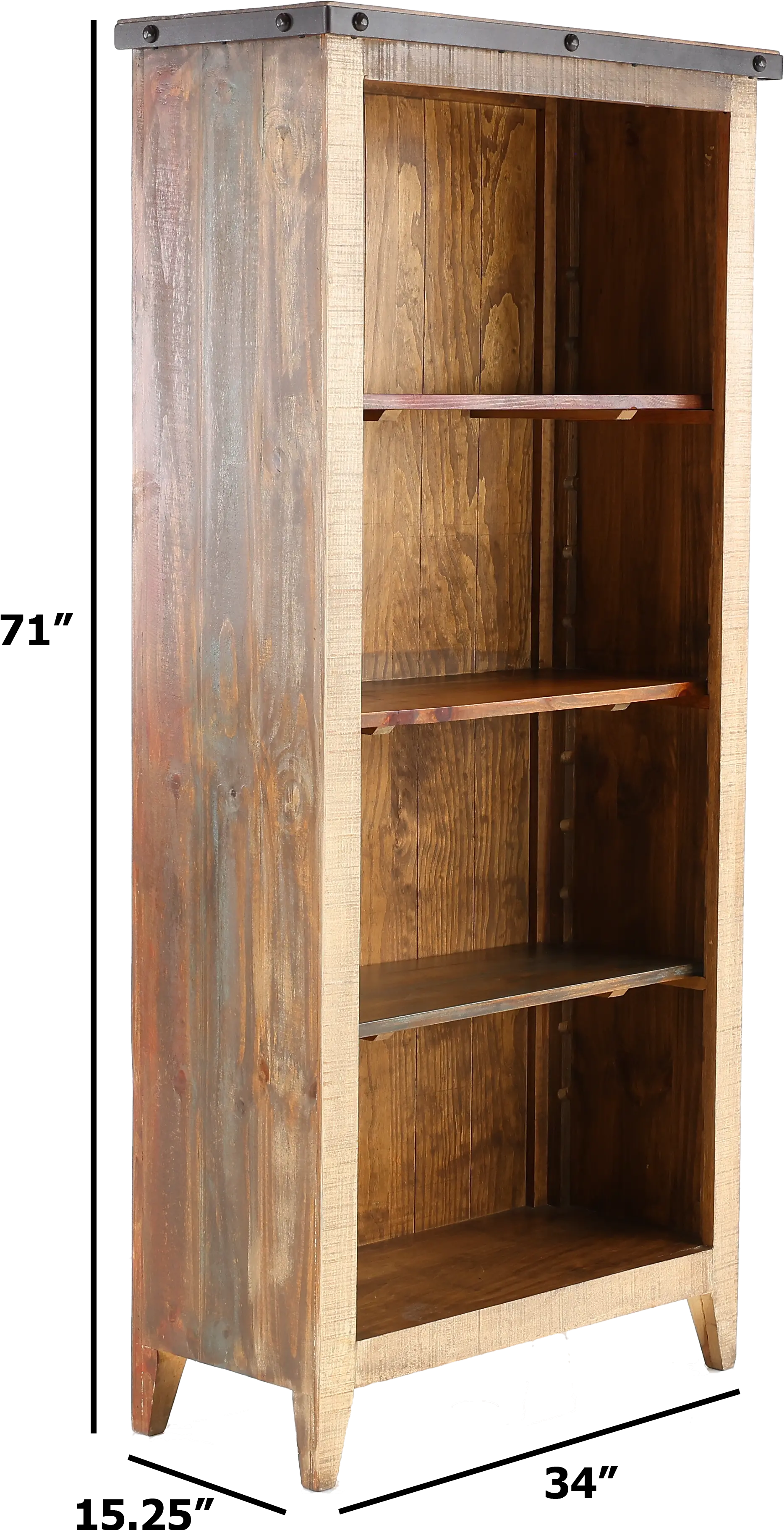Antique Pine Bookcase-3