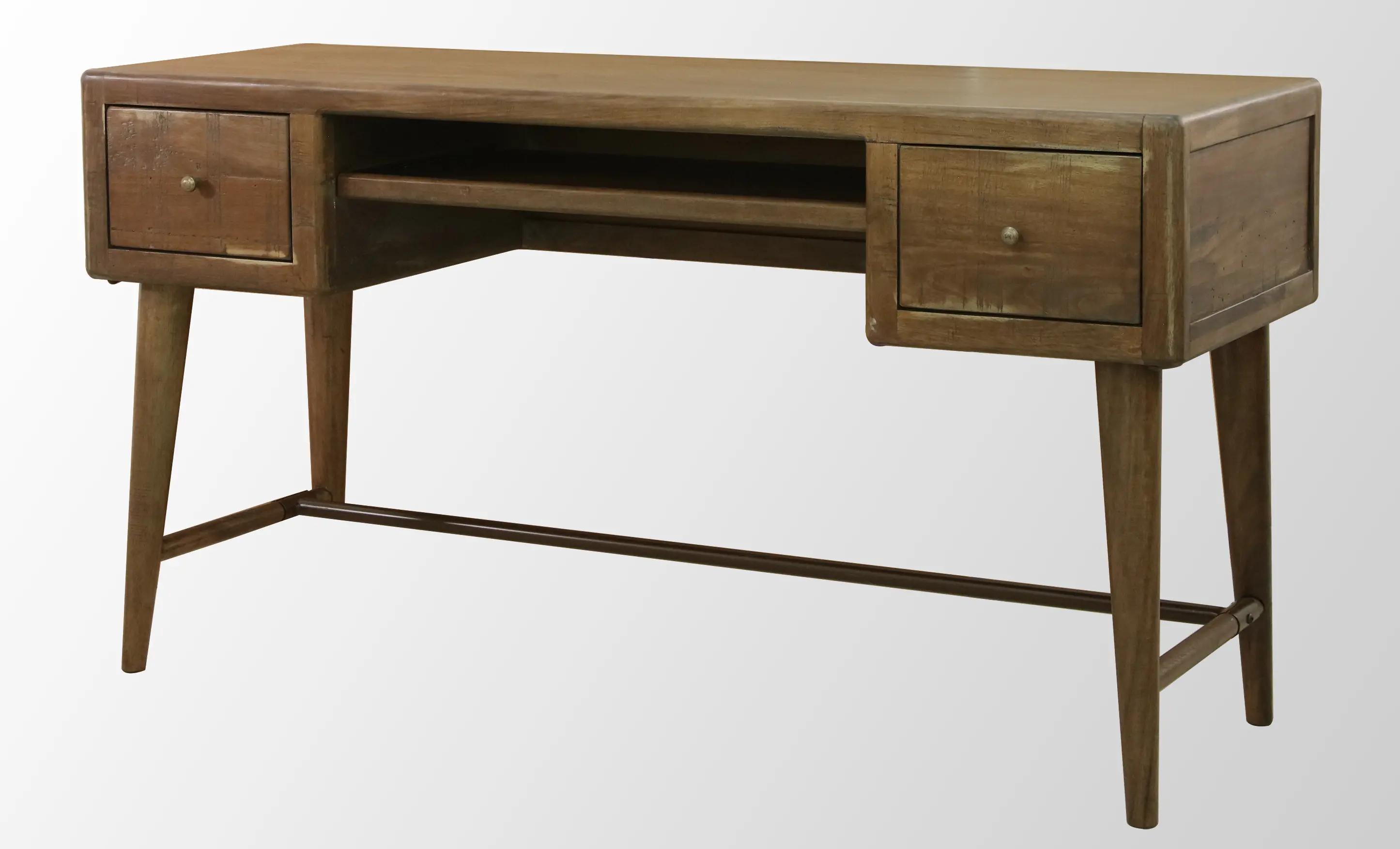Moka Brown Writing Desk - Retro-2