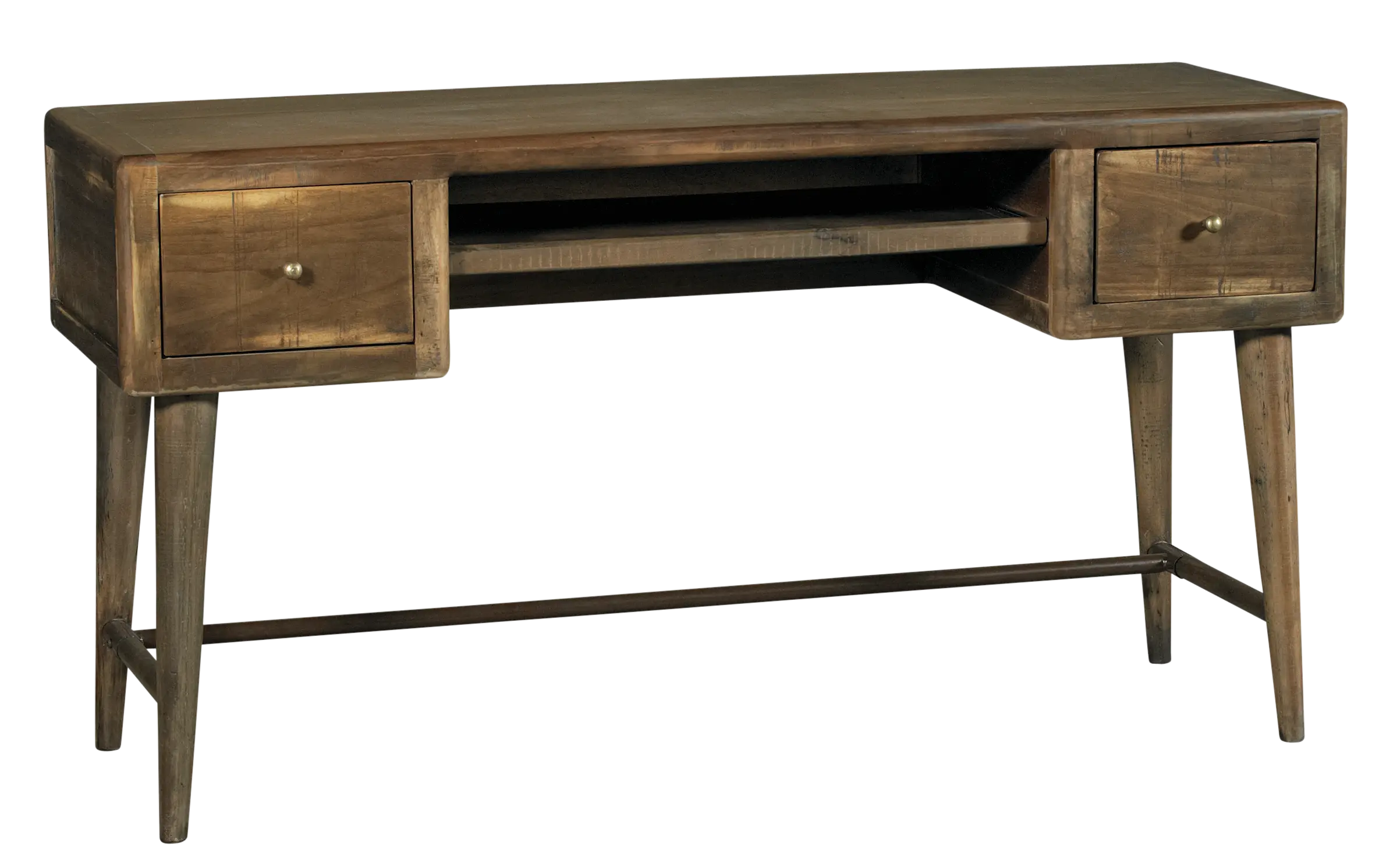 Moka Brown Writing Desk - Retro-1