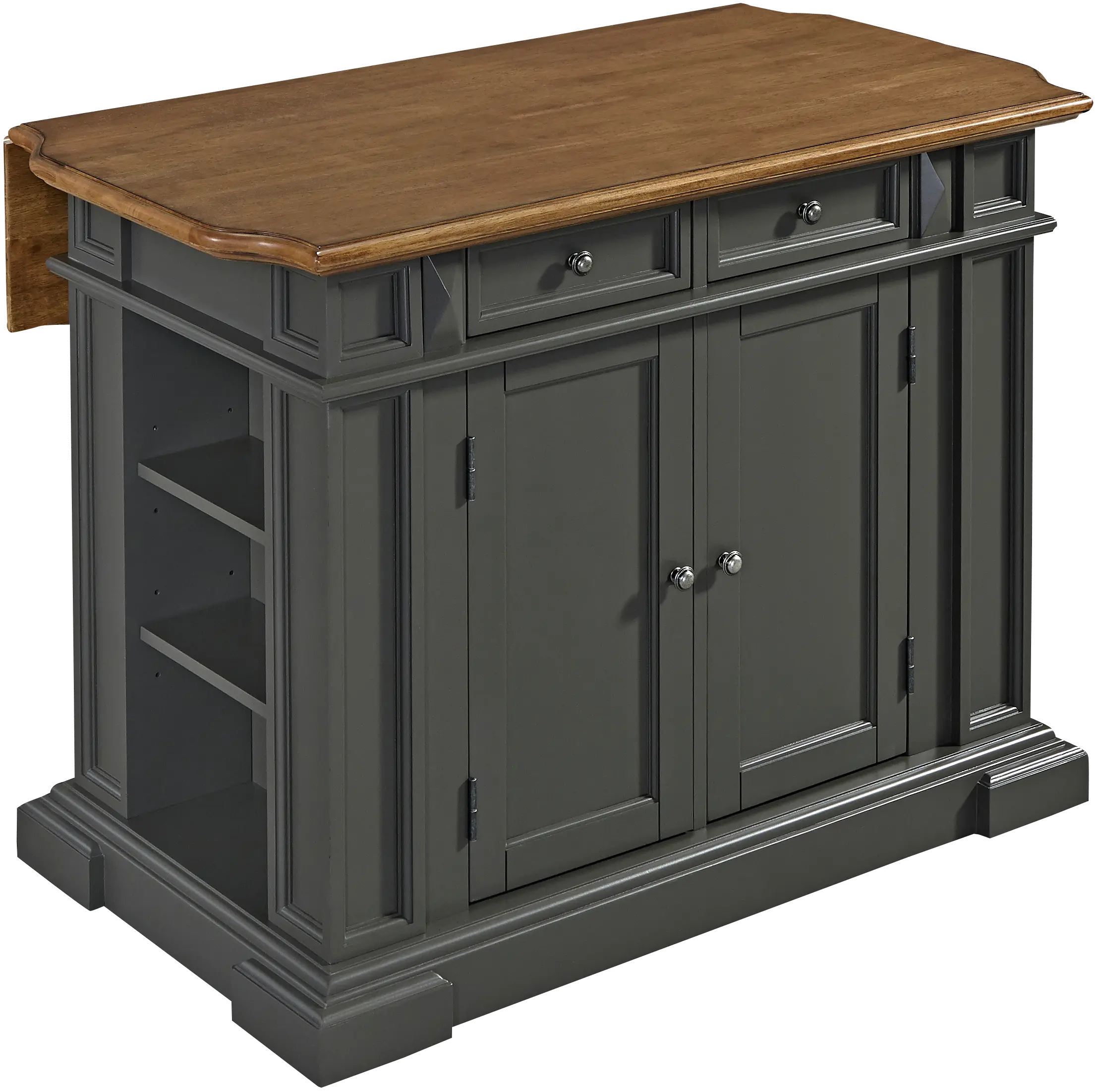 5013-94 Americana Charcoal Gray Kitchen Island-1