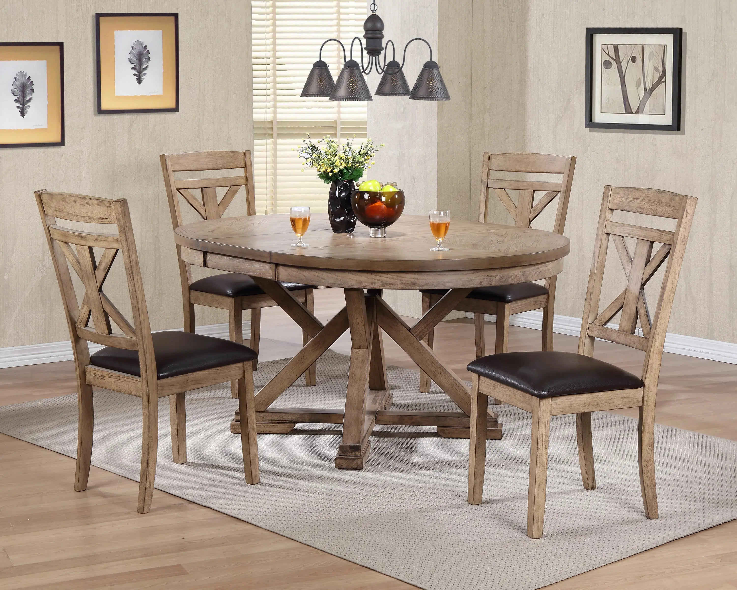Grandview Brown Dining Table-2