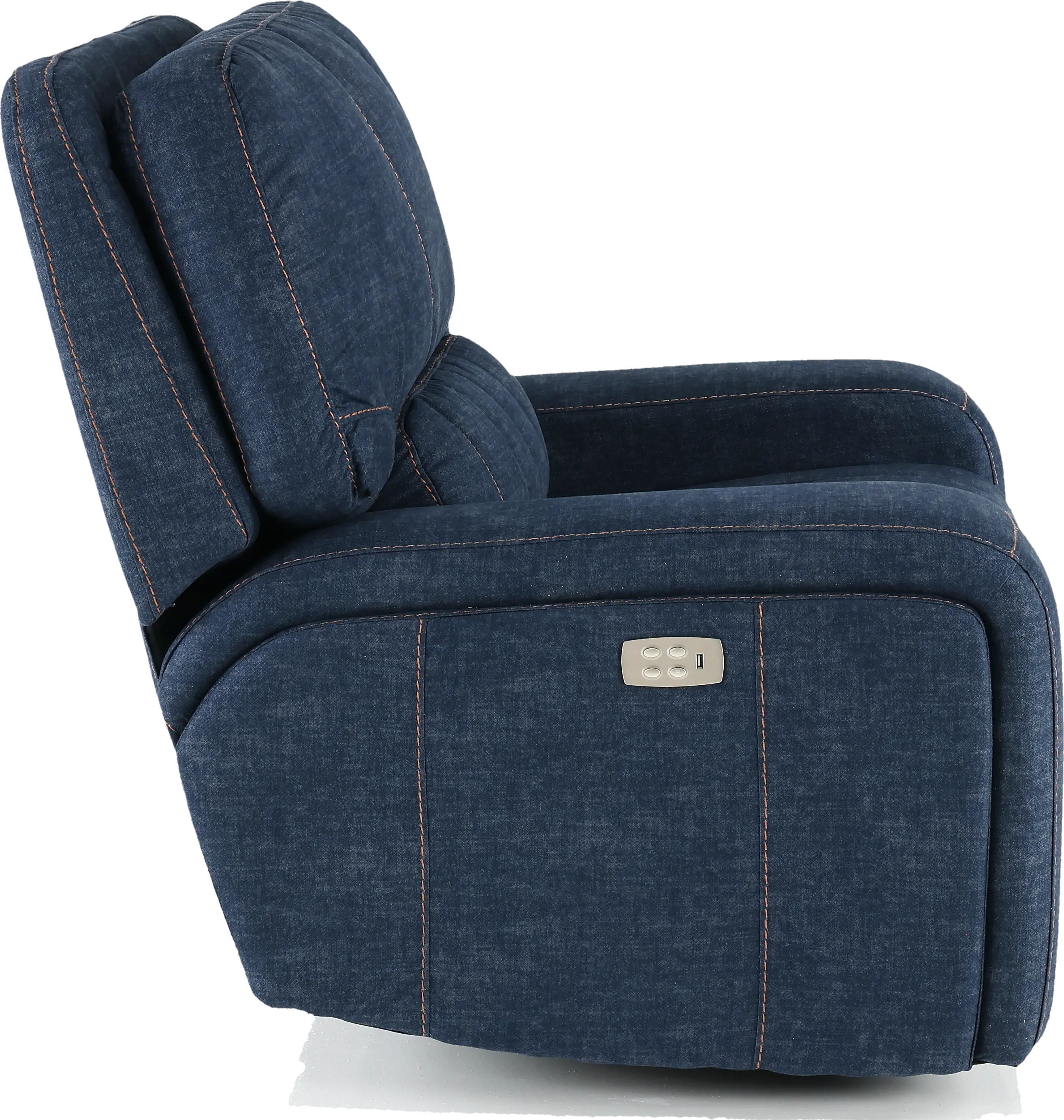 Rock Quarry Indigo Blue Power Recliner-6