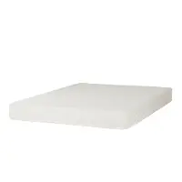 100155 White Basic 8 Inch Memory Foam Queen Mattress - Somea
