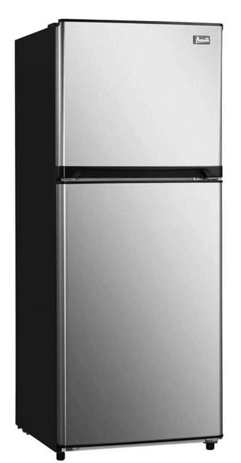 Avanti 10.0 Cu. Ft. Apartment Size Refrigerator with Electronic Temperature Control – Stainless Steel