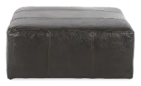 437812 128328 Denali Steel Gray Leather-Match Ottoman
