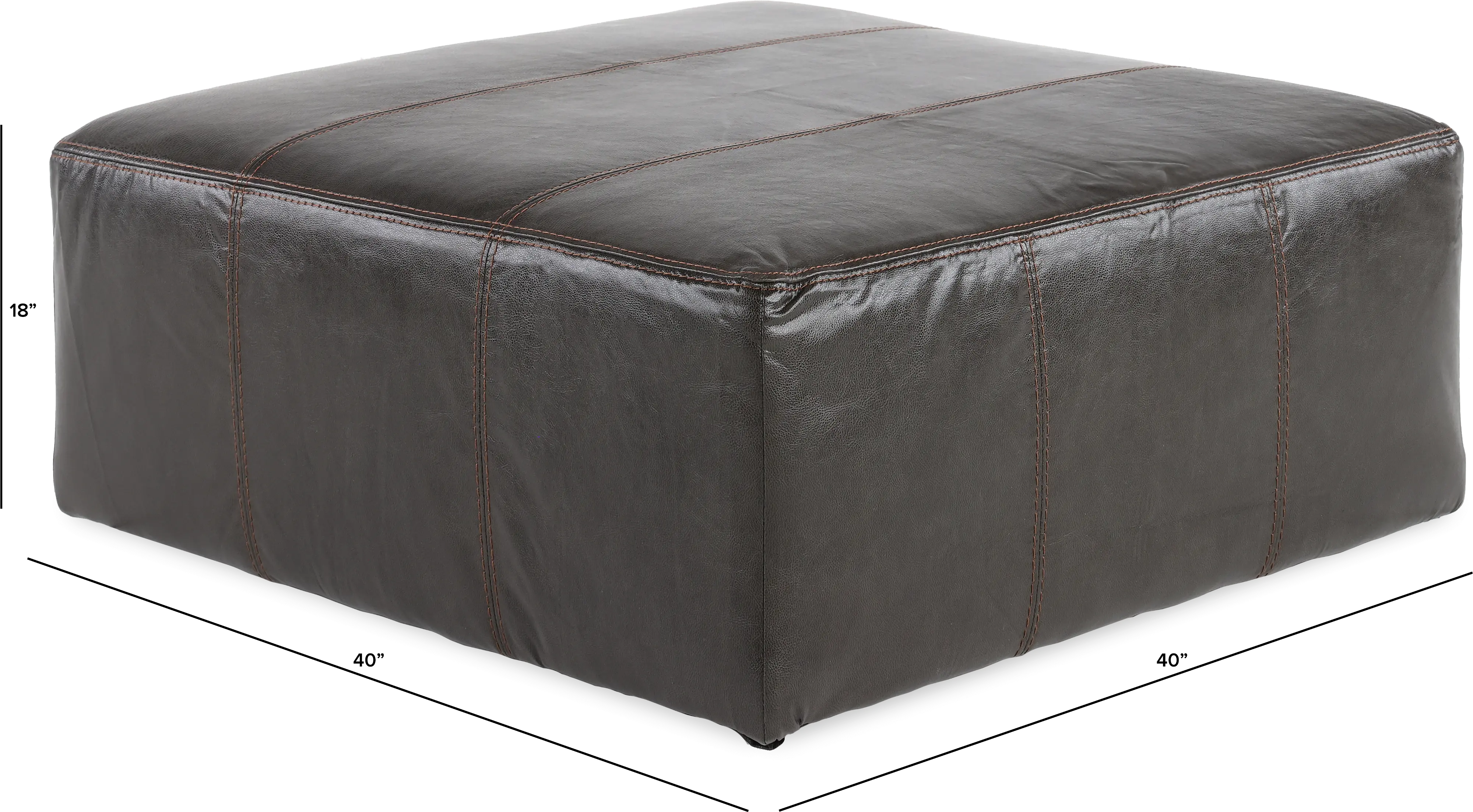 437812 128328 Denali Steel Gray Leather-Match Ottoman-3