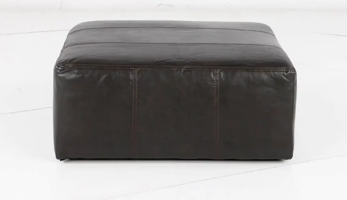437812 128328 Denali Steel Gray Leather-Match Ottoman-5