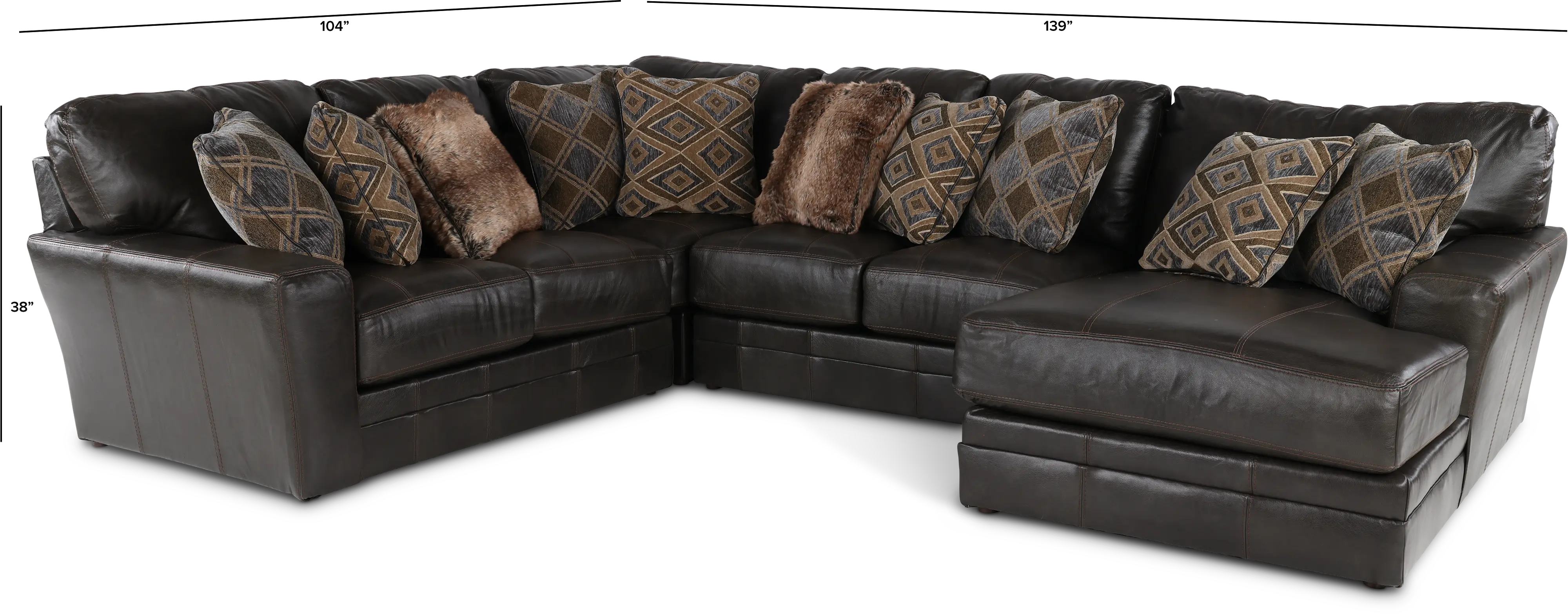 4PC/4378/DENALI/OPT1 Denali Steel Gray 4 Piece Sectional-3