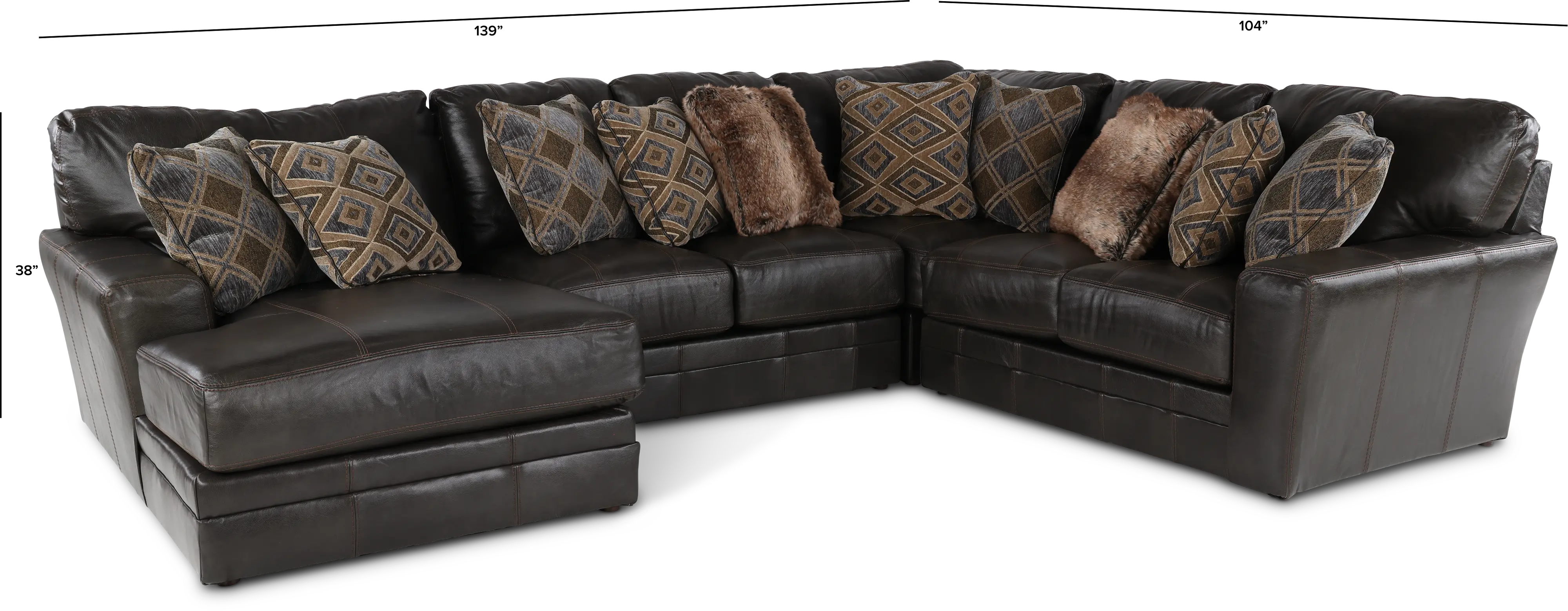 4PC/4378/DENALI/OPT2 Denali Steel Gray 4 Piece Sectional-3