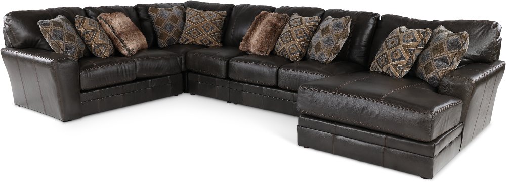 Large Leather Sectional Sofas