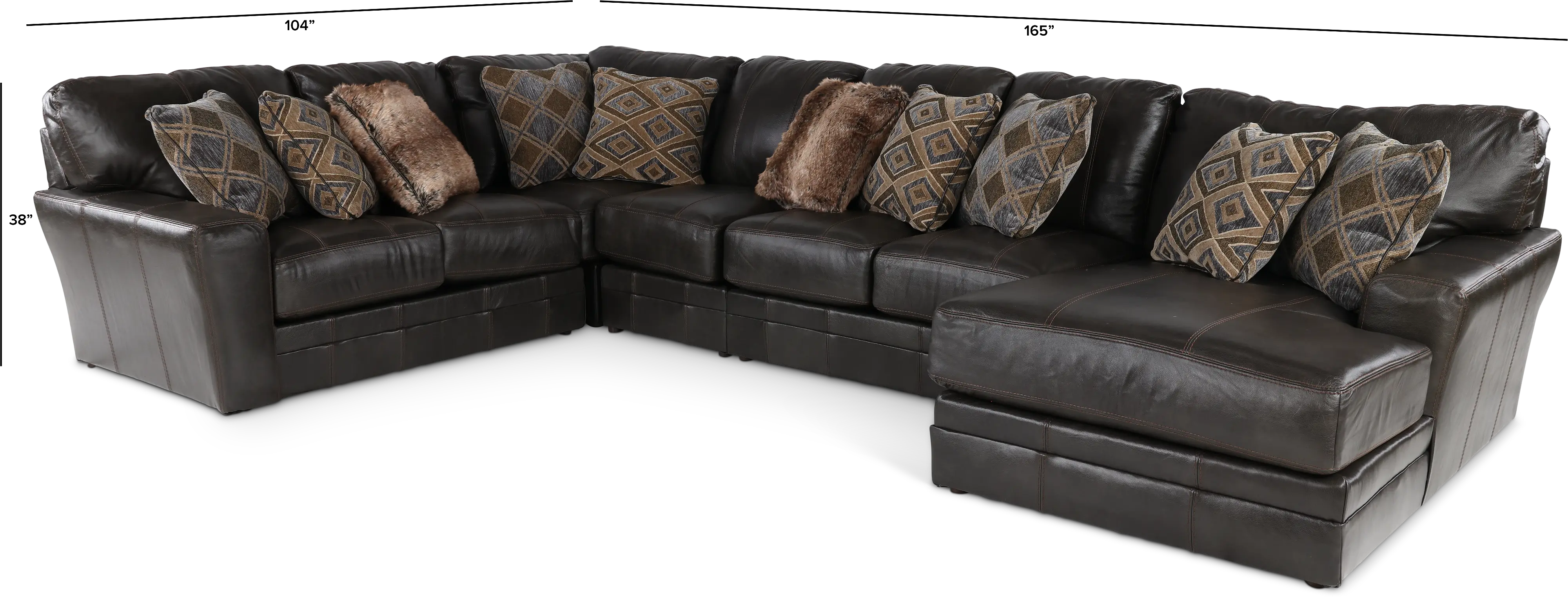 5PC/4378/DENALI/OPT1 Denali Steel Gray 5 Piece Sectional-3