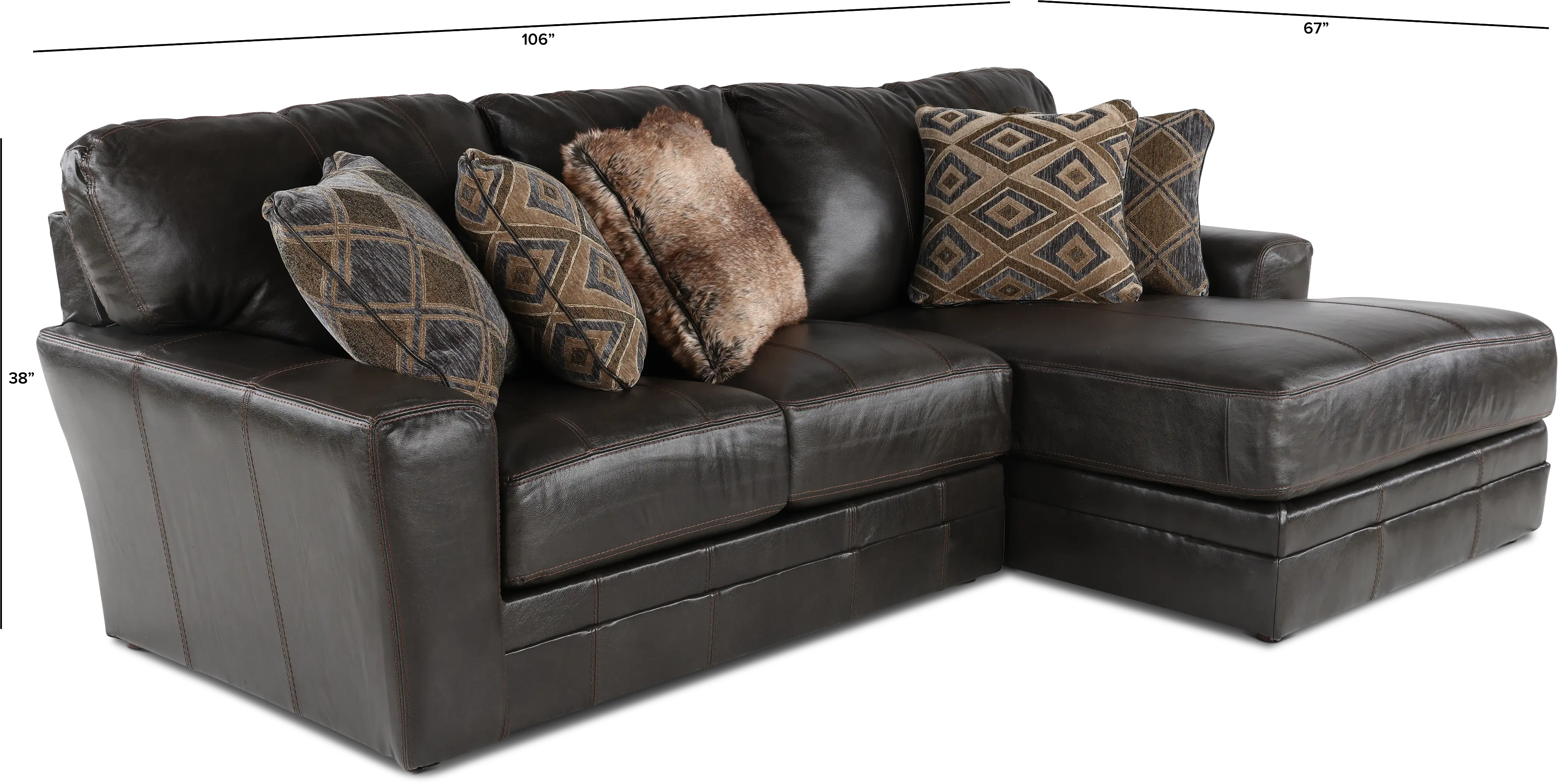 2PC/4378/DENALI/OPT1 Denali Steel Gray 2 Piece Chaise Sectional-3