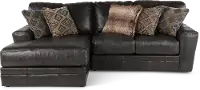 2PC/4378/DENALI/OPT2 Denali Steel Gray 2 Piece Chaise Sectional