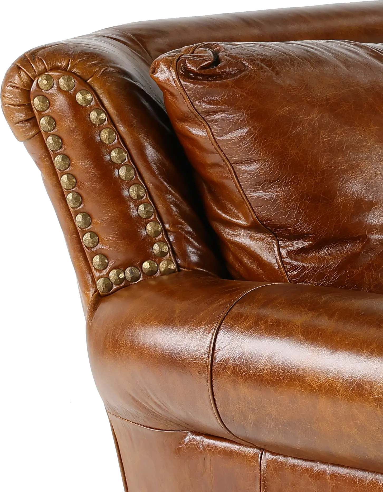 Butler Brown Leather Chair-2