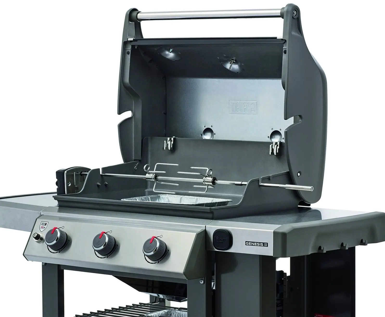 7652 Weber Rotisserie Tool for Genesis II & II LX 2 & 3 Burner Grills   -3