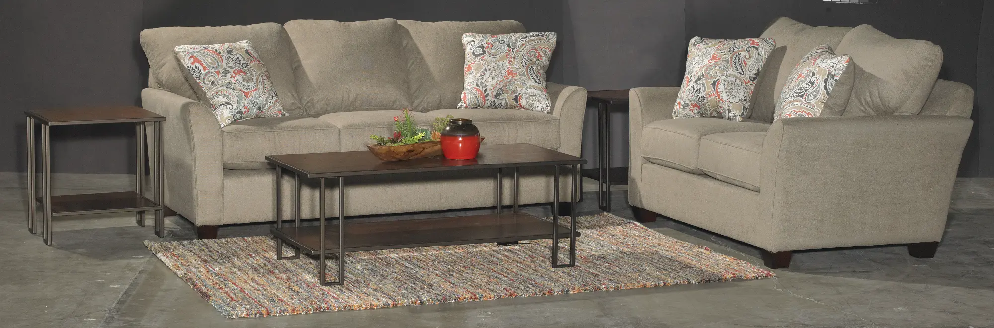 7PC/TARA/PORTBL/SLTL Tara Brown 7 Piece Living Room Set-4