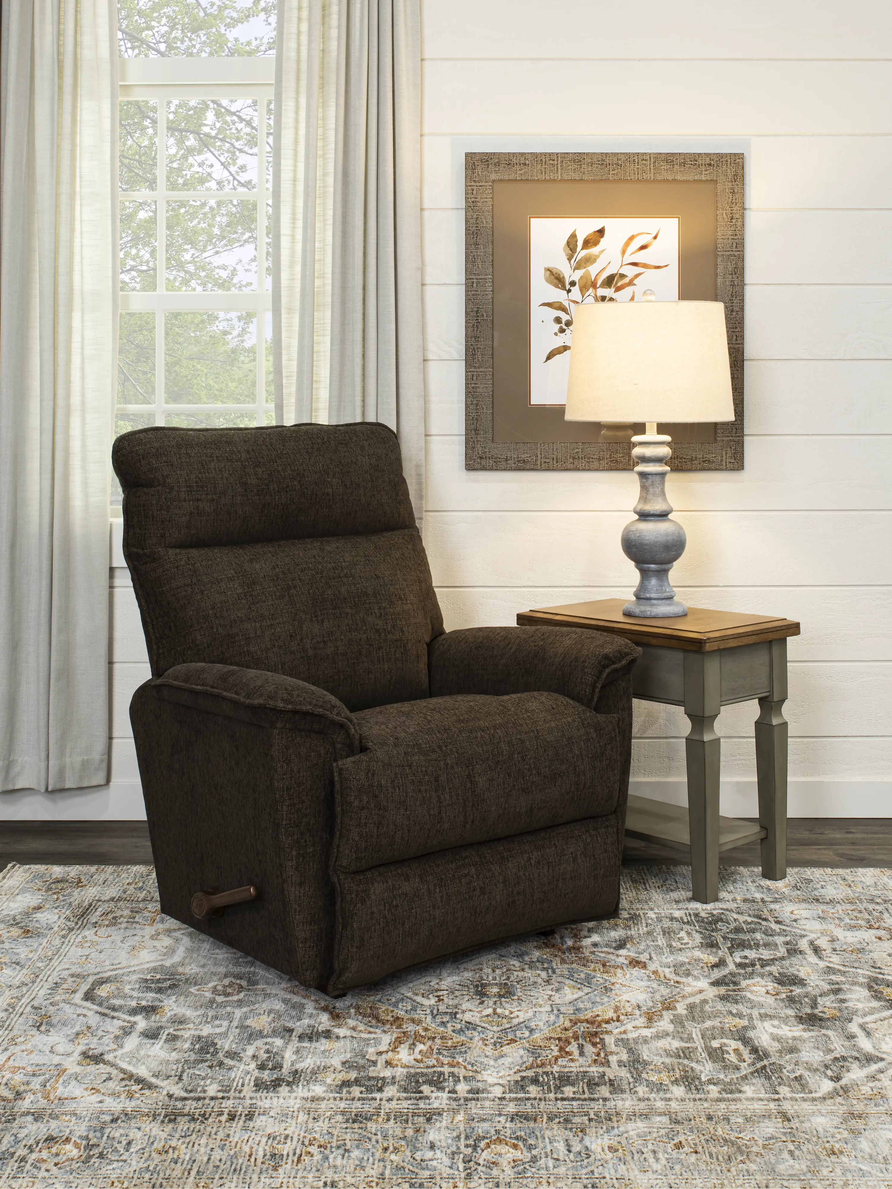 010706/C144678 Jay Victorious Java Brown Manual Rocker Recliner-2