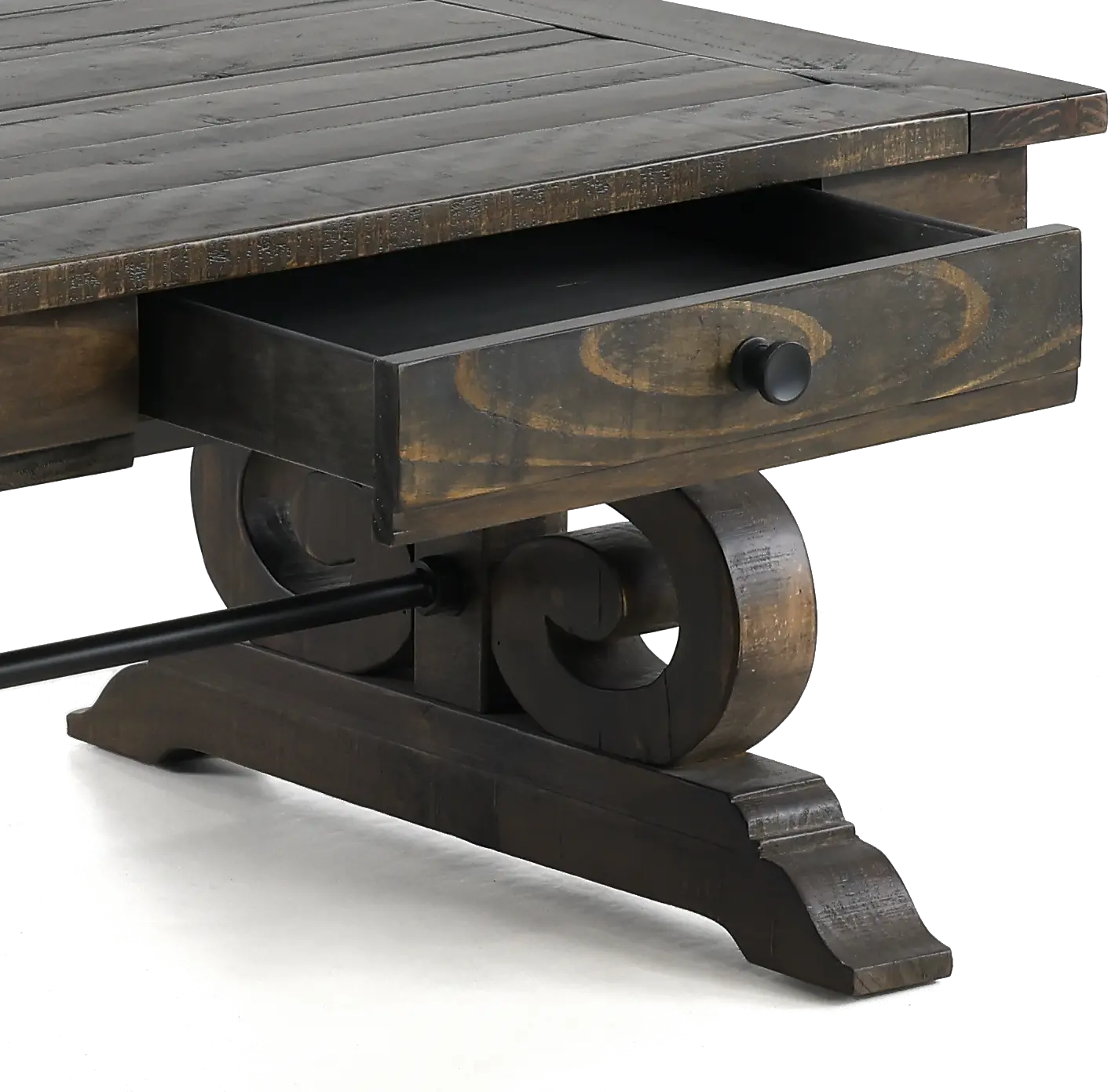 Ballamy Weathered Pine Coffee Table-5