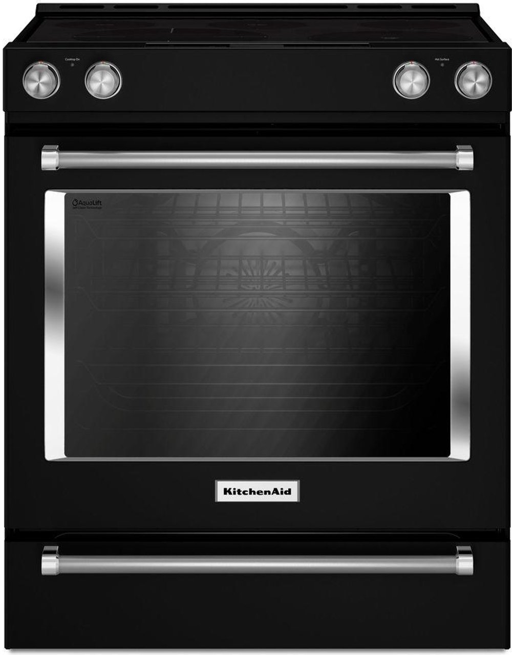 KitchenAid Electric Range - 6.4 cu. ft. Black Stainless Steel