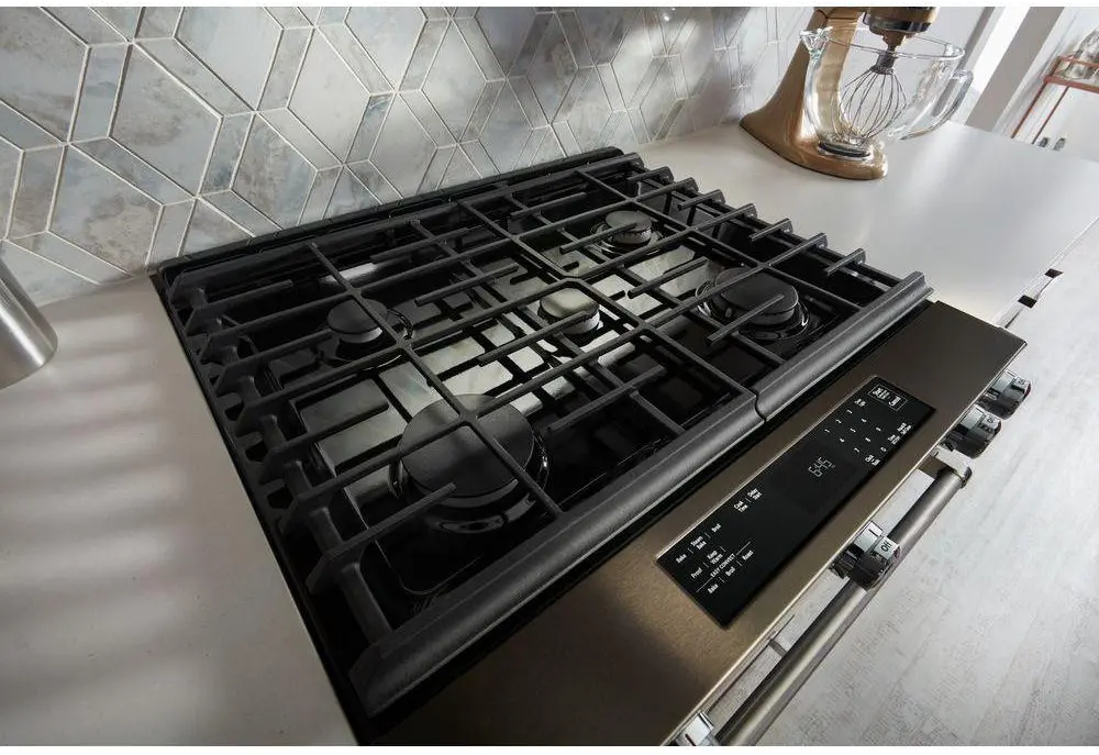 KSGG700EBS KitchenAid 5.8 cu ft Gas Range - Black Stainless Steel-1