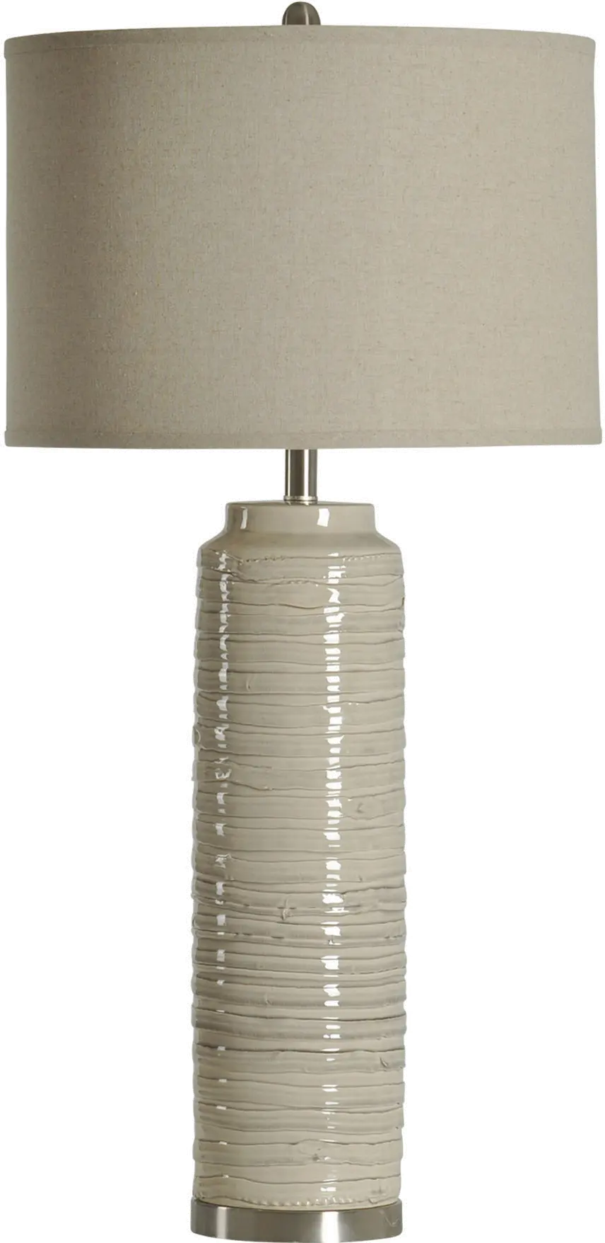 Cream Ceramic Table Lamp-1