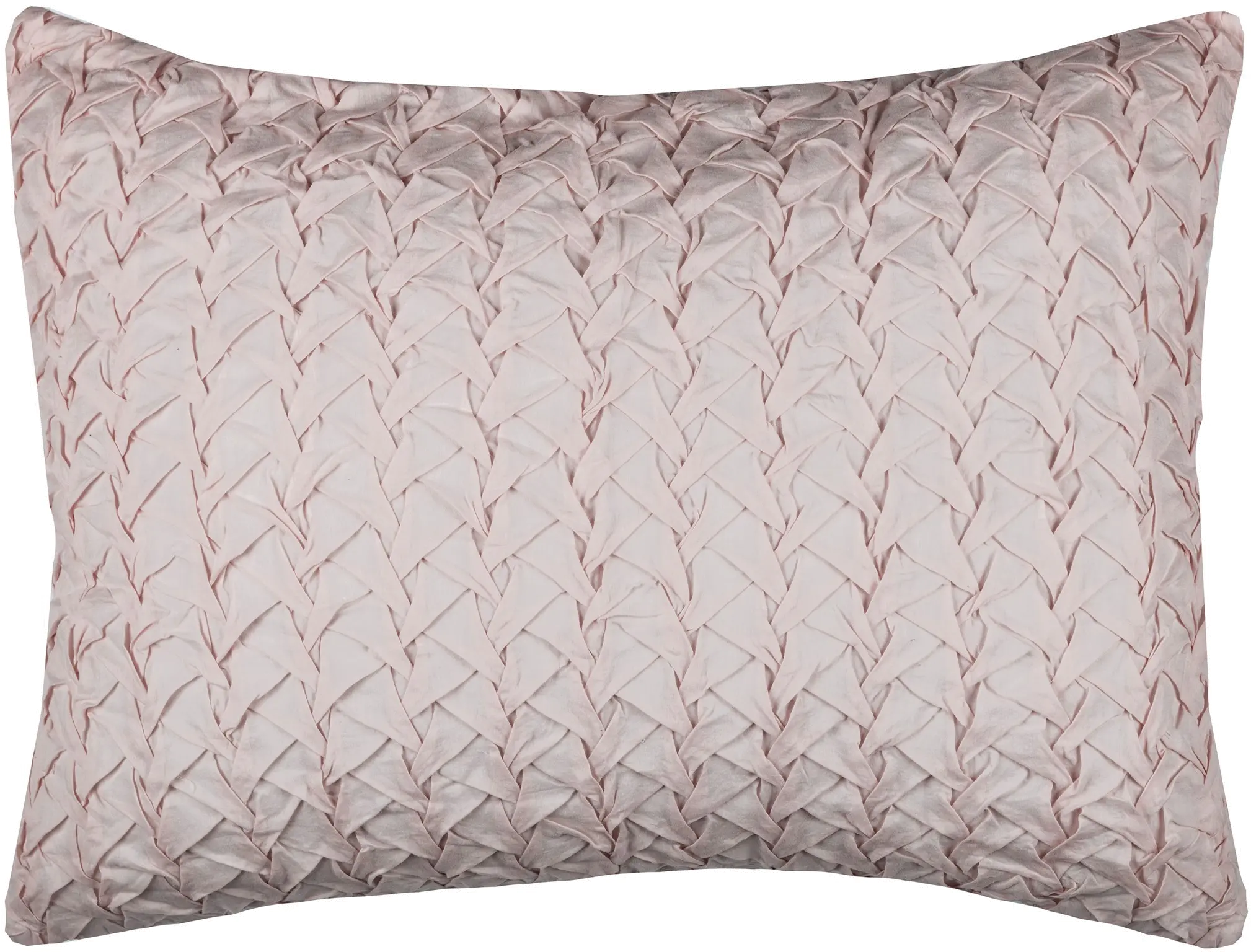 Petal Pink King Size Sham - Carly Bedding Collection-1