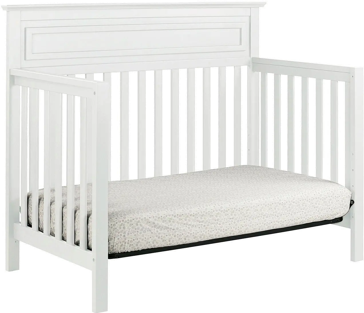 White Classic 4-in-1 Convertible Crib - Autumn-5