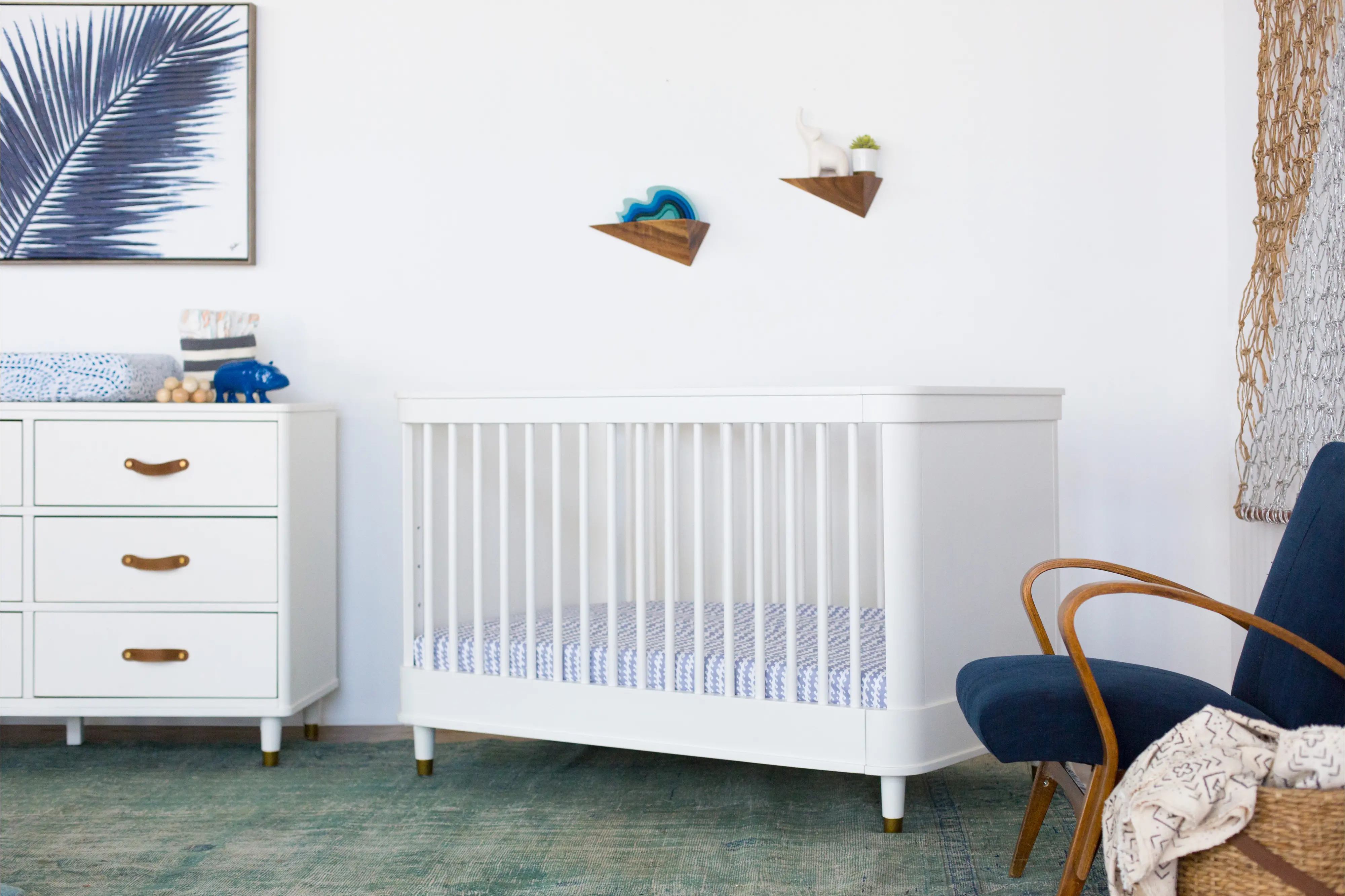 Classic White 3-in-1 Convertible Crib - Tanner-3
