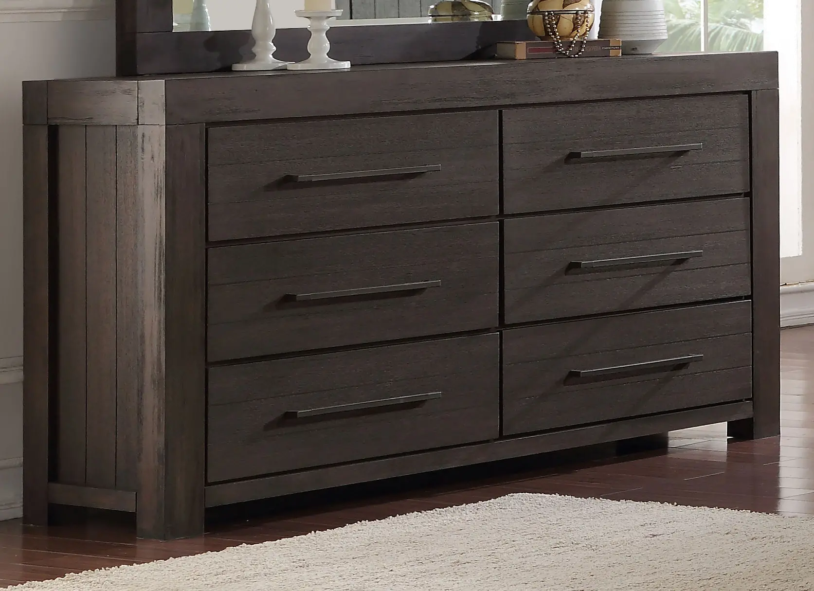 Heath Basalt Gray Casual Classic Dresser-2