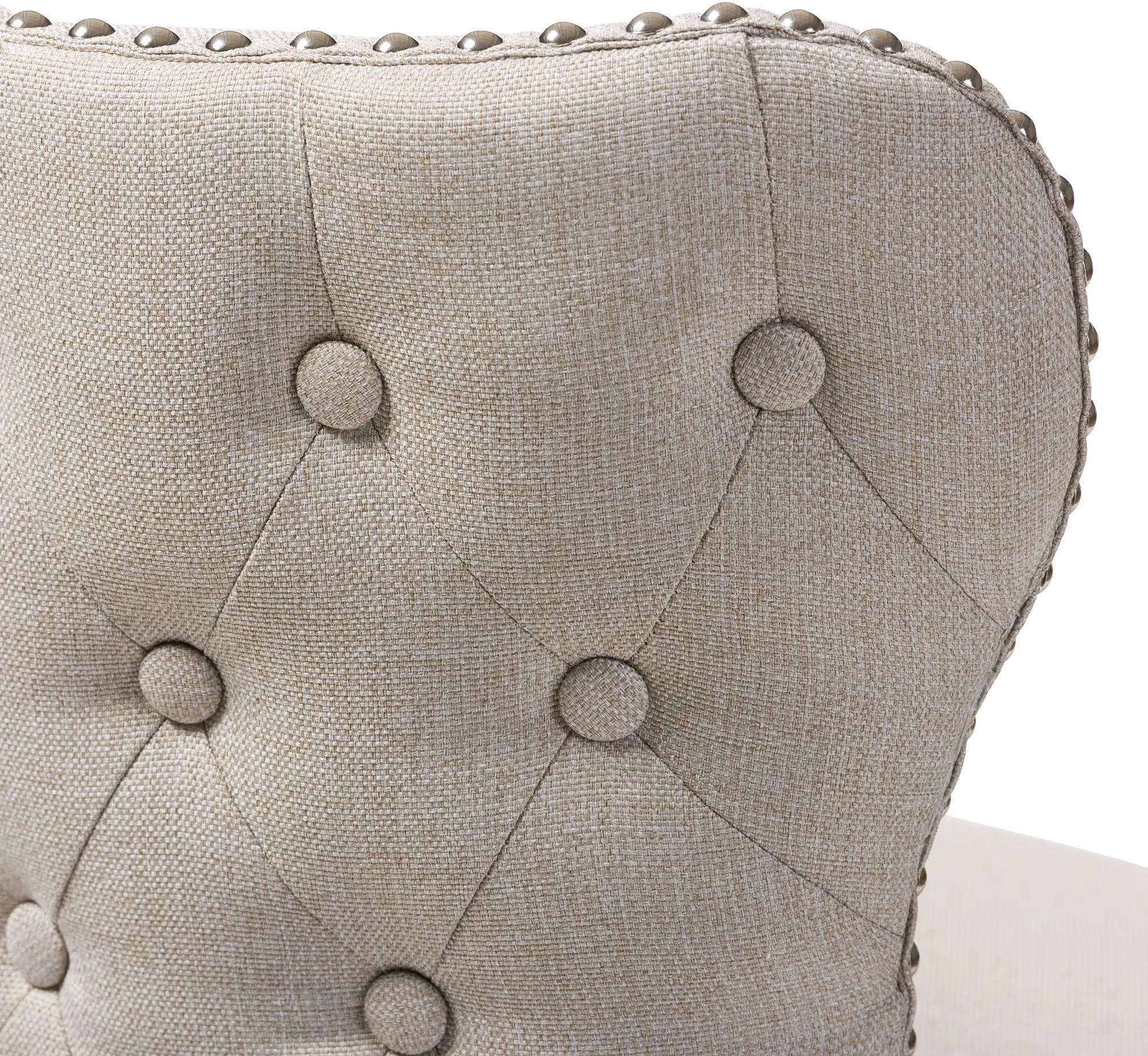 7074-2PC-RCW Gradisca Taupe Upholstered Swivel Bar Stools - Set of 2-5