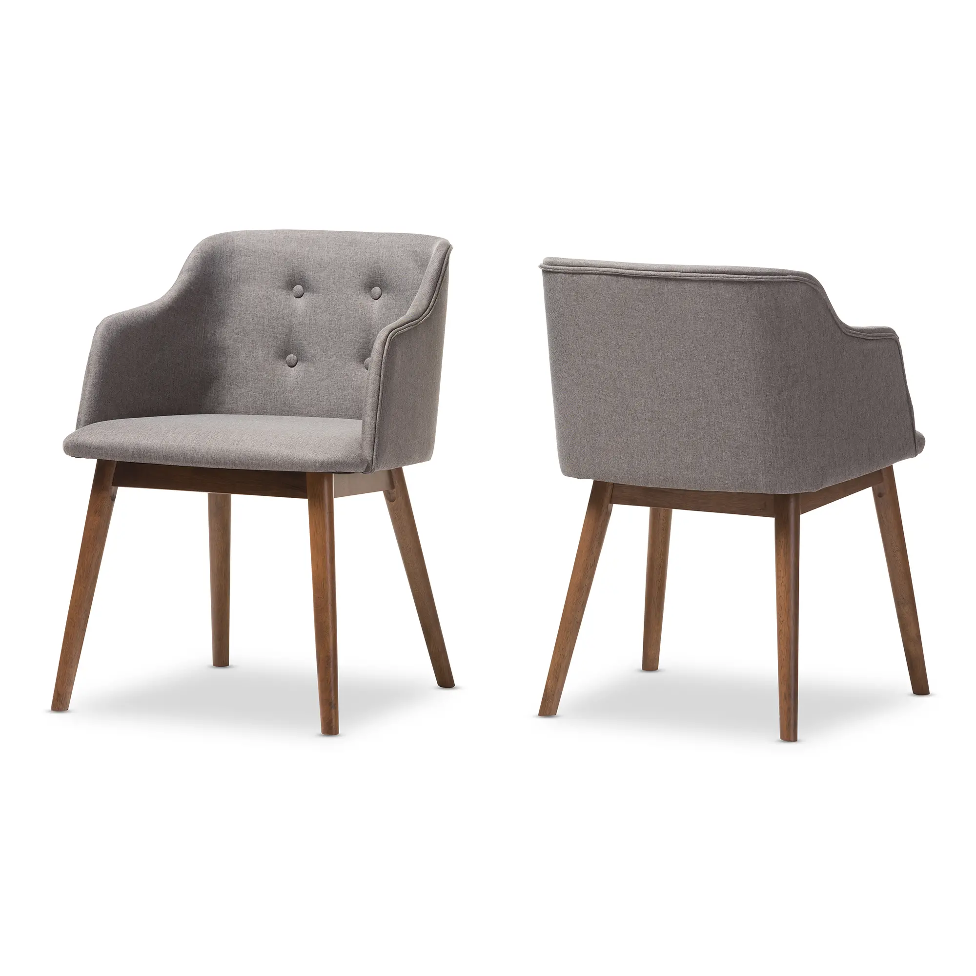 6960-2PC-RCW Grey Modern Button-Tufted Accent Chairs - Harrison-3