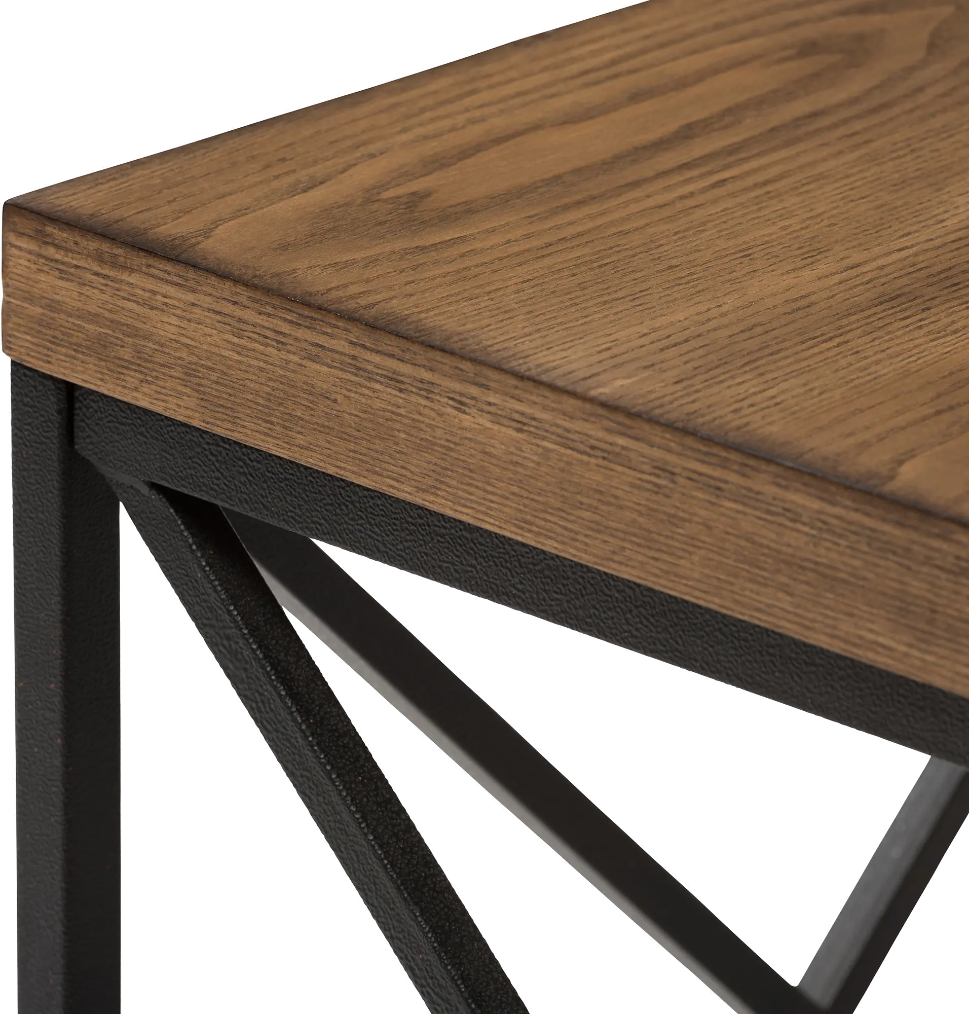 7329-RCW Vintage Industrial End Table - Holden-4