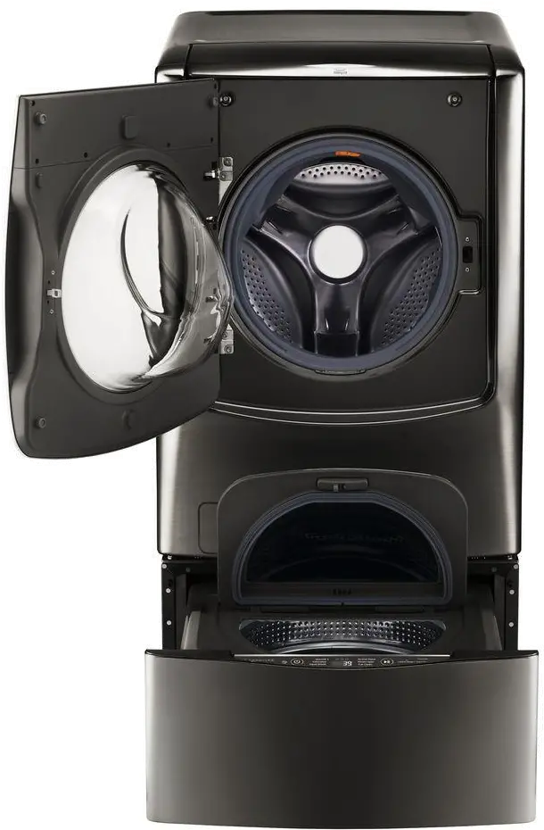 WM9500HKA LG  Signature 5.8 cu. ft. Front Load Washer - Black Stainless Steel-4
